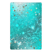 Mini Porte-bloc Arrière - plan à huile Turquoise de la menthe (Dos)