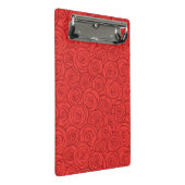 Mini Porte-bloc Arrière - plan abstrait de roses rouges (Incliné)