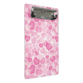 Mini Porte-bloc Arrière - plan avec des coeurs (Incliné)