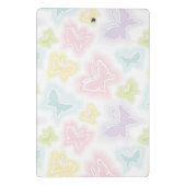 Mini Porte-bloc Arrière - plan avec des papillons dans l'aquarelle (Dos)