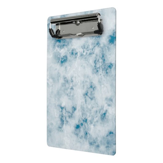 Mini Porte-bloc Arrière - plan bleu de marbre de texture (Angle2)