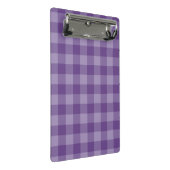 Mini Porte-bloc Arrière - plan checkered violet (Incliné)