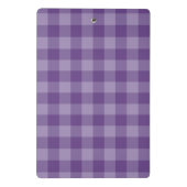 Mini Porte-bloc Arrière - plan checkered violet (Dos)