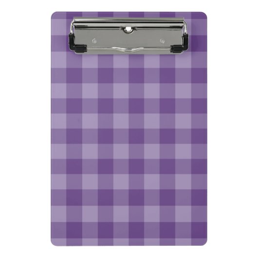 Mini Porte-bloc Arrière - plan checkered violet (Devant)