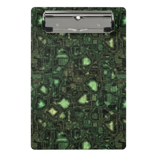 Mini Porte-bloc Arrière - plan de circuit d'ordinateur (Devant)