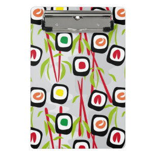 Mini Porte-bloc Arrière - plan de sushi