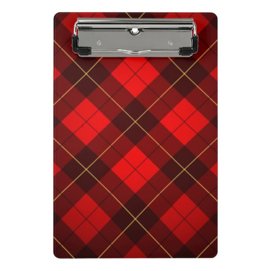Mini Porte-bloc Arrière - plan de tartan de Wallace (Devant)