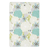 Mini Porte-bloc Arrière - plan floral (Dos)