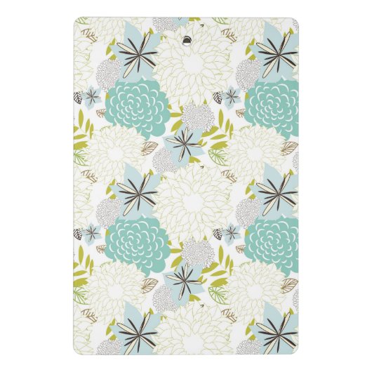 Mini Porte-bloc Arrière - plan floral (Dos)