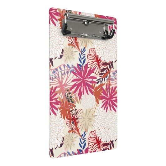 Mini Porte-bloc Arrière - plan floral 3 (Incliné)