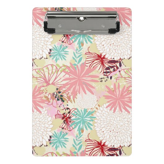 Mini Porte-bloc Arrière - plan floral 4 (Devant)