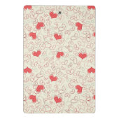 Mini Porte-bloc Arrière - plan mignon de coeurs (Dos)