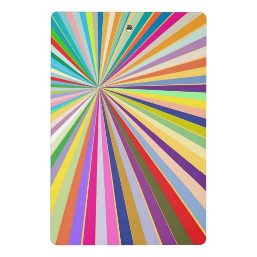 Mini Porte-bloc Arrière - plan rayé frais (Dos)