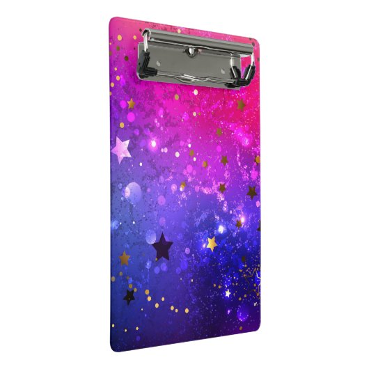 Mini Porte-bloc Arrière - plan rose brillant (Incliné)