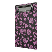 Mini Porte-bloc Arrière - plan rose floral (Angle2)