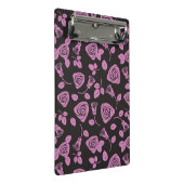 Mini Porte-bloc Arrière - plan rose floral (Incliné)