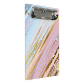 Mini Porte-bloc Arrière - plan rose texturé (Incliné)