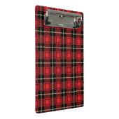 Mini Porte-bloc Arrière - plan rouge de plaid (Incliné)