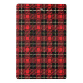 Mini Porte-bloc Arrière - plan rouge de plaid (Dos)