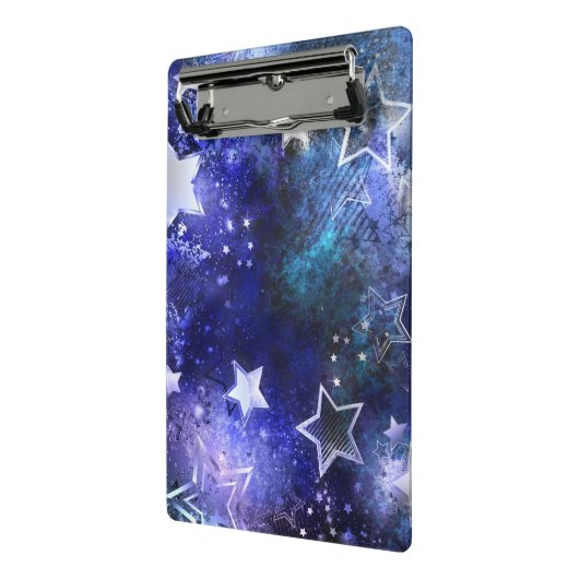 Mini Porte-bloc Arrière - plan spatial avec étoiles (Angle2)