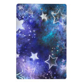 Mini Porte-bloc Arrière - plan spatial avec étoiles (Dos)