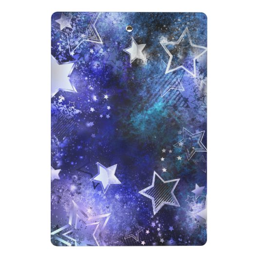 Mini Porte-bloc Arrière - plan spatial avec étoiles (Dos)