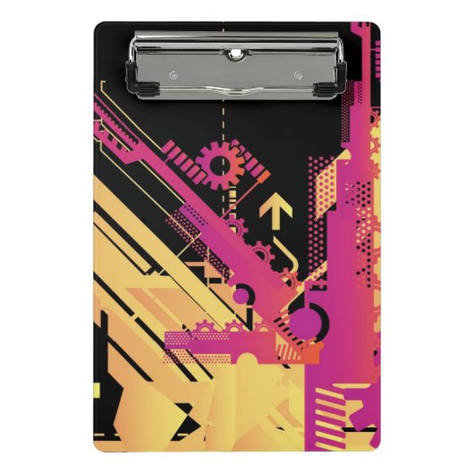 Mini Porte-bloc Arrière - plan tramé technique 7 (Devant)