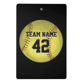 Mini Porte-bloc Art Softball Peint (Dos)