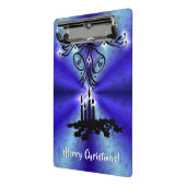 Mini Porte-bloc Avent, Artdeco de Noël sur Blue Green Rainbow (Angle2)