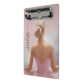 Mini Porte-bloc Ballerina peinte en rose (Angle2)