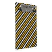 Mini Porte-bloc Bandes arc-en-ciel blanc jaune (Incliné)