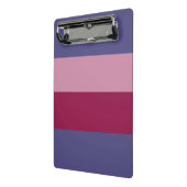 Mini Porte-bloc Bandes de couleurs violettes (Angle2)