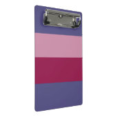 Mini Porte-bloc Bandes de couleurs violettes (Incliné)