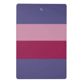 Mini Porte-bloc Bandes de couleurs violettes (Dos)