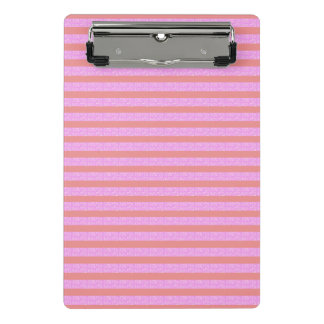 Mini Porte-bloc Bandes géométriques roses