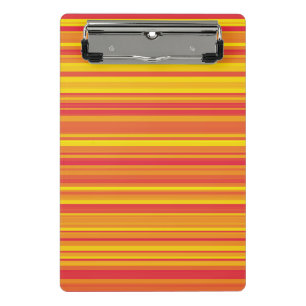 Mini Porte-bloc Bandes Orange Rouge Jaune