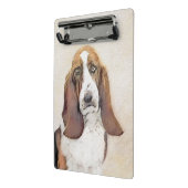 Mini Porte-bloc Basset Hound Peinture - Cute Original Chien Art (Angle2)