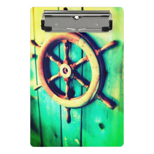 Mini Porte-bloc Bateau Helm Mini Porte - bloc (Devant)