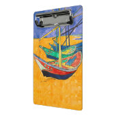 Mini Porte-bloc Bateaux de Van Gogh Impressionnisme Plage (Angle2)