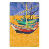 Mini Porte-bloc Bateaux de Van Gogh Impressionnisme Plage (Dos)