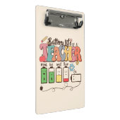 Mini Porte-bloc Batterie vie d'un enseignant - Éducateur relatif (Incliné)