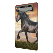 Mini Porte-bloc Beau Cheval Noir (Angle2)