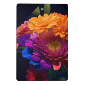 Mini Porte-bloc Beau Mélange Fleur Vibrant 2 (Dos)