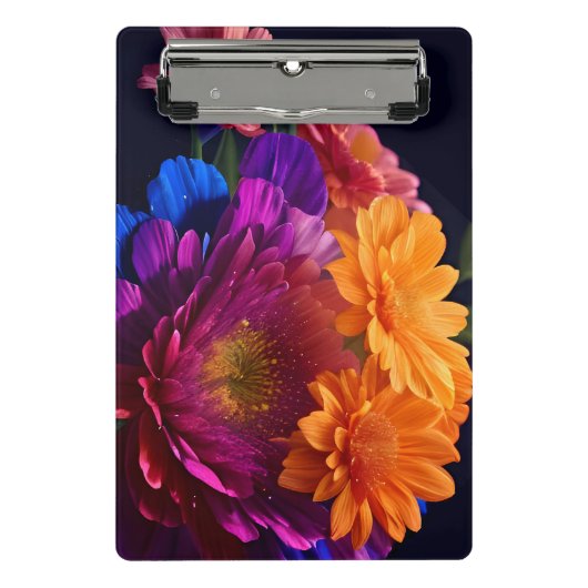 Mini Porte-bloc Beau Mélange Fleur Vibrant 2 (Devant)