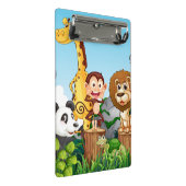 Mini Porte-bloc Beaucoup de mignons animaux dans la forêt (Incliné)