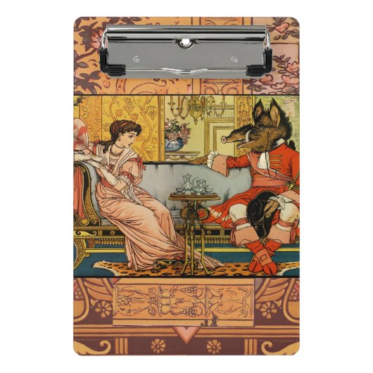 Mini Porte-bloc Beauté Beast Classic Fairy Tale Caractères (Devant)