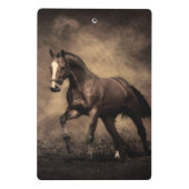 Mini Porte-bloc Beautiful horse throw pillow (Dos)