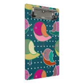 Mini Porte-bloc Beaux oiseaux et points motif sans faille + vos id (Incliné)