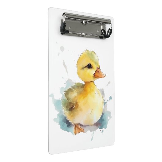 Mini Porte-bloc Bébé Canard Aquarelle Mini Porte - bloc (Incliné)