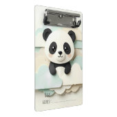 Mini Porte-bloc Bébé Panda plié | Origami mignon  (Incliné)